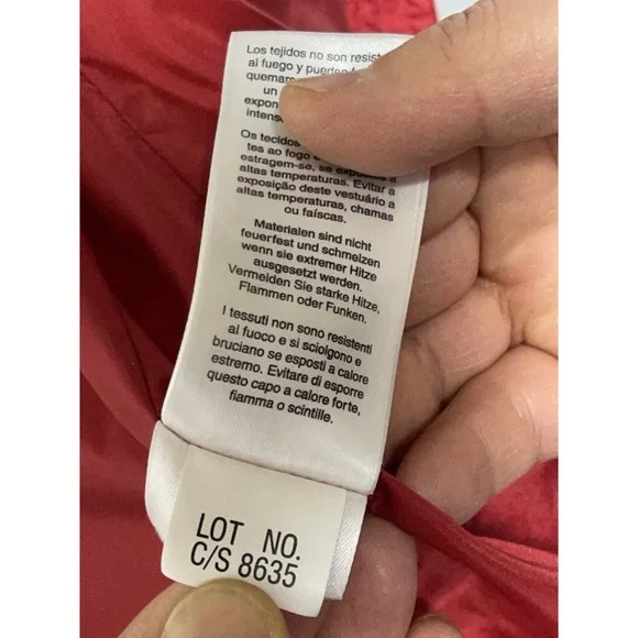 Columbia Vest Women L Red Plaid Down Puffer Faux Fur Full Zip Insulated Quilted - Picture 9 of 10